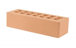 Кирпич лицевой керамический «Персиковый» пустотелый Евро 0.7НФ