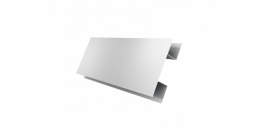 Планка стыковочная сложная Первая Кровельная 65х18х30 (полиэстер) 2м белый