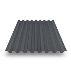 Профнастил С-21 Vimatt двухсторонний RAL 7024 мокрый асфальт 0,5 мм