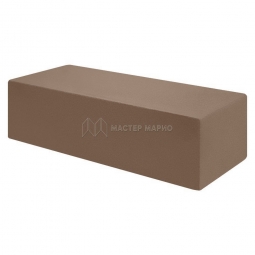Кирпич лицевой силикатный «Коричневый» полнотелый утолщенный