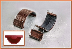 Соединитель желоба Nika D125 RAL3005 Красное вино