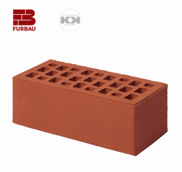 Кирпич лицевой керамический «Красный» пустотелый утолщенный
