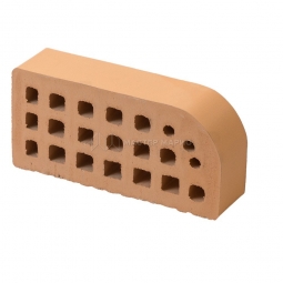 Кирпич фасонный керамический «Соломенный» пустотелый одинарный профиль Б