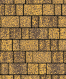 Тротуарная плитка Поревит Старый город Янтарь 60 мм 3 плиты