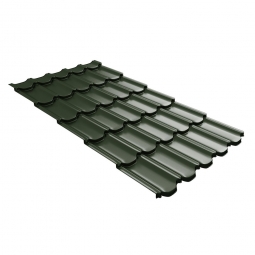 Металлочерепица Kvinta Plus 3D Хвоя RAL 6020