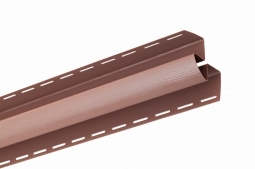 Планка Внутренний угол Альта-Профиль Блокхаус Красно-коричневый 3000