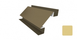 Угол внутренний сложный Первая Кровельная «Бревно» 140х30х30 (полиэстер) 2м бежевый