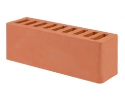 Кирпич лицевой керамический Красный пустотелый Евро 0,96НФ