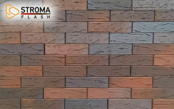 Кирпич лицевой керамический «Flash Bordo» «Кора Дуба» пустотелый Евро 0.7НФ