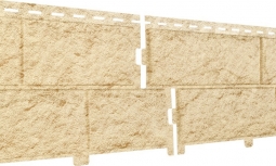 Фасадная панель Ю-Пласт Stone-House Камень золотистый