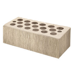 Кирпич лицевой керамический «Serebro» «Бриз» пустотелый утолщенный