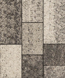 Тротуарная плитка Поревит Трио Антрацит 60 мм 6 плит