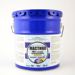 Мастика битумная ХозДвор гидроизоляционная МБГ 5 кг