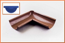 Внутренний угол желоба Nika D125х90 RAL5005 Синий