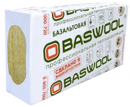 Минераловатный утеплитель Baswool Фасад 140 1200х600х50 мм / 6 шт.