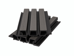 Фасадная панель брусковая двухцветная 3D CO-EX Nusadua Premium 33х165х3600 мм Grey dark