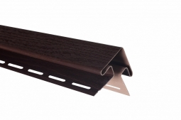 Планка Наружный угол малый Альта-Профиль Коричневый 3м