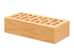 Кирпич лицевой керамический Солома «Рустик» пустотелый одинарный