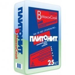 Клей для плитки Plitonit В максислой 25кг