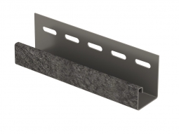 J-планка Ю-Пласт Stone-House Кирпич графитовый