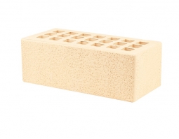 Кирпич лицевой керамический «Слоновая кость» «Пена» пустотелый утолщенный