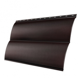 Металлосайдинг Первая Кровельная «Бревно» полиэстер 0.5мм коричневый