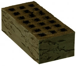 Кирпич лицевой керамический «Коричневый» «Грецкий орех» пустотелый утолщенный
