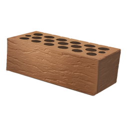 Кирпич лицевой керамический «Shokolad» «Византия» пустотелый одинарный