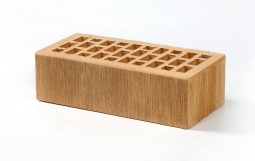 Кирпич лицевой керамический «Медовый» «Бархат» пустотелый утолщенный